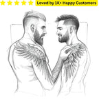 Wing Tattoos Men – Temporary Custom Artwork - TeMaRo™ 🇿🇦