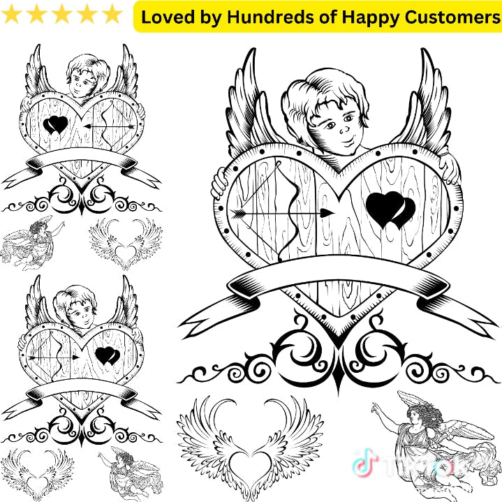 Women Angel Tattoos - TeMaRo™