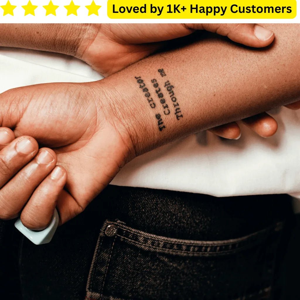 Tattoo Sticker | Custom Temporary Tattoos South Africa - TeMaRo™ 🇿🇦