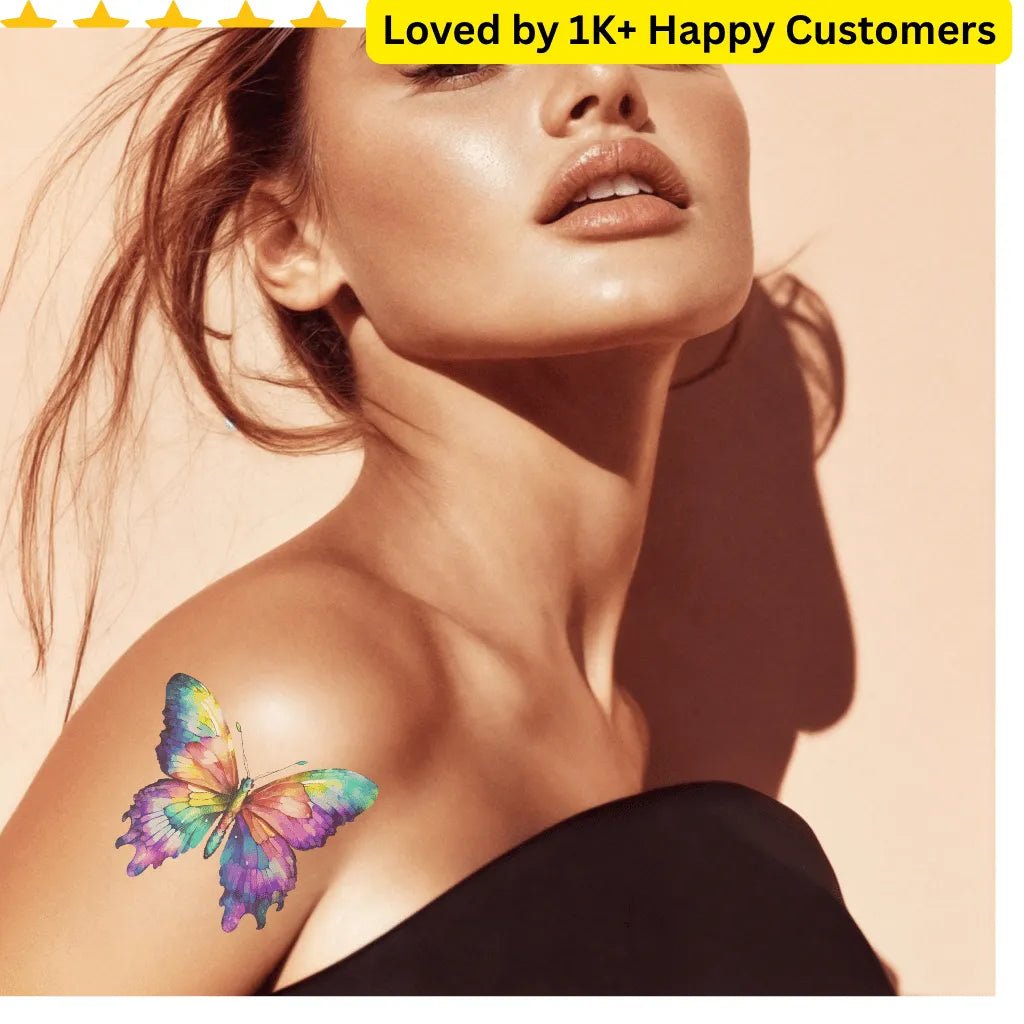 Women's Temporary Neck Tattoos - Butterfly - TeMaRo™