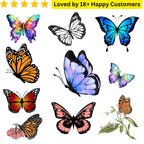 Women's Temporary Neck Tattoos - Butterfly - TeMaRo™