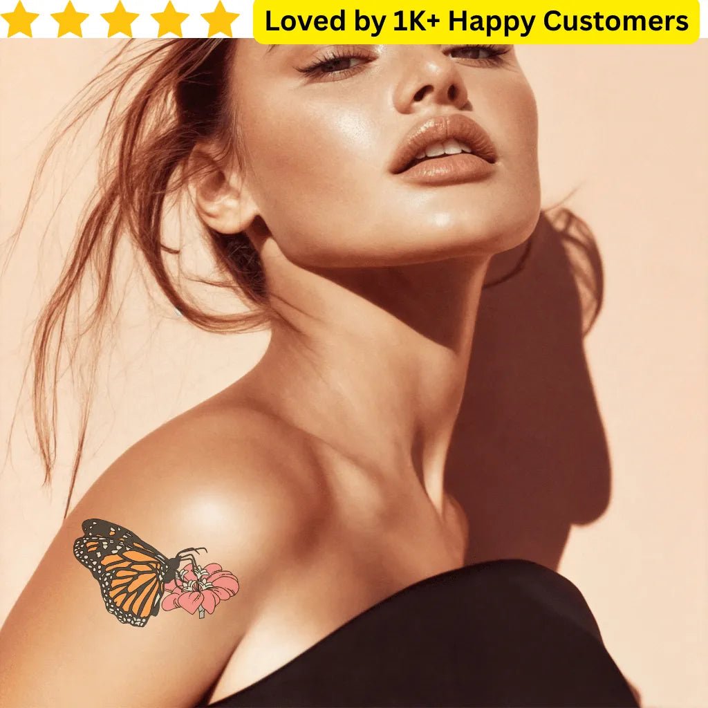Women's Temporary Neck Tattoos - Butterfly - TeMaRo™