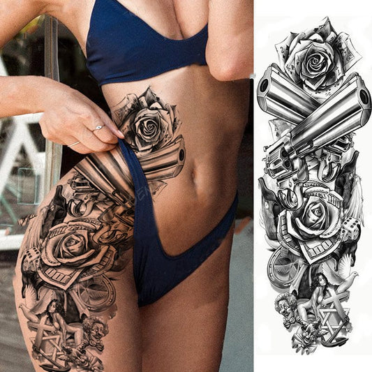 Amazing Fake Tattoo Stickers Thighs - TeMaRo