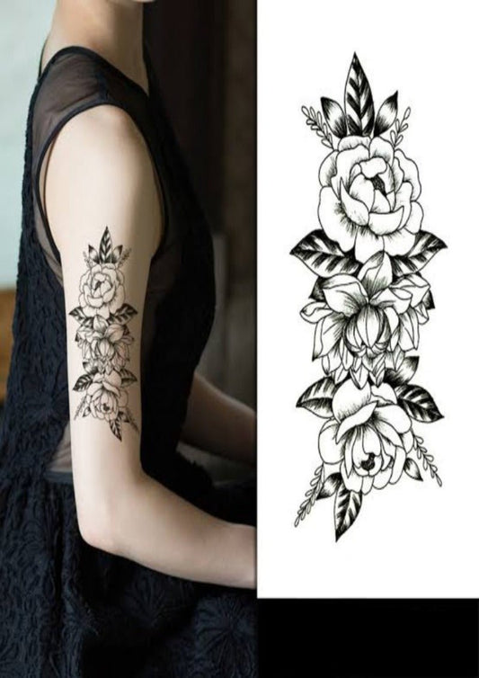 Rose Temporary Tattoo South Africa - TeMaRo