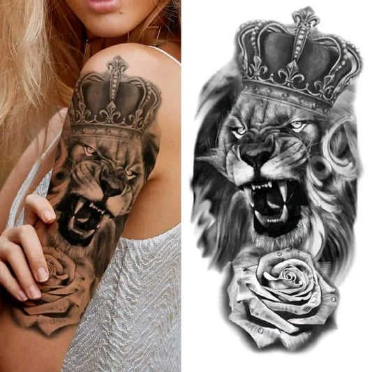 Tattoo Stickers Amazon Lion - TeMaRo™