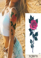 TeMaRo 21cm X 15cm (Not an A4 size) Best Tattoos Stickers Flowers for Arms
