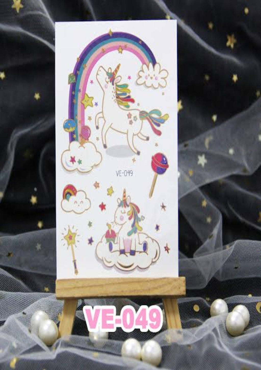 TeMaRo Custom Temporary Tattoos XQB 12cm X 7.5cm (Not an A4 size) Fake Tattoos for Sale Near Me Kids Pony