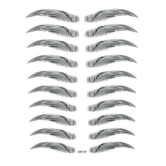 TeMaRo Eyebrow Tattoos Eyebrow Tattoo Sticker for Sale
